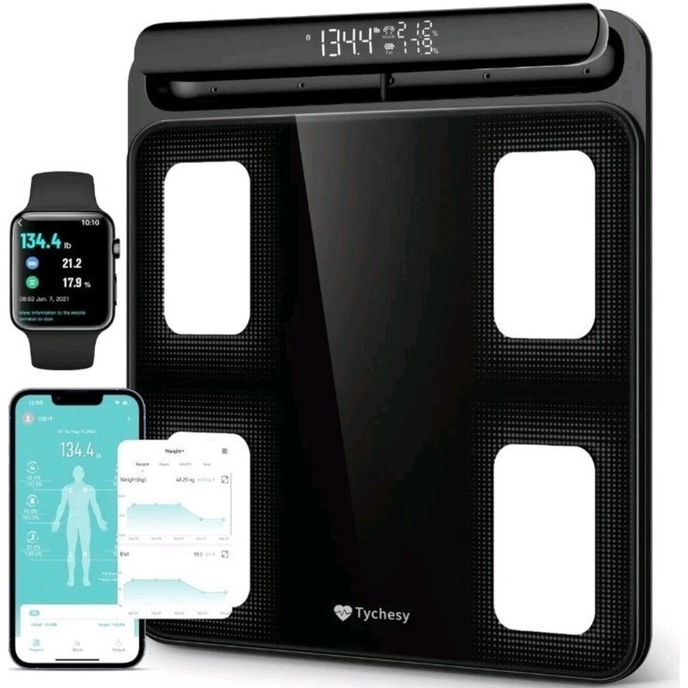 Smart Body Composition Scale - 8-Electrode Analyzer with Bluetooth Sync